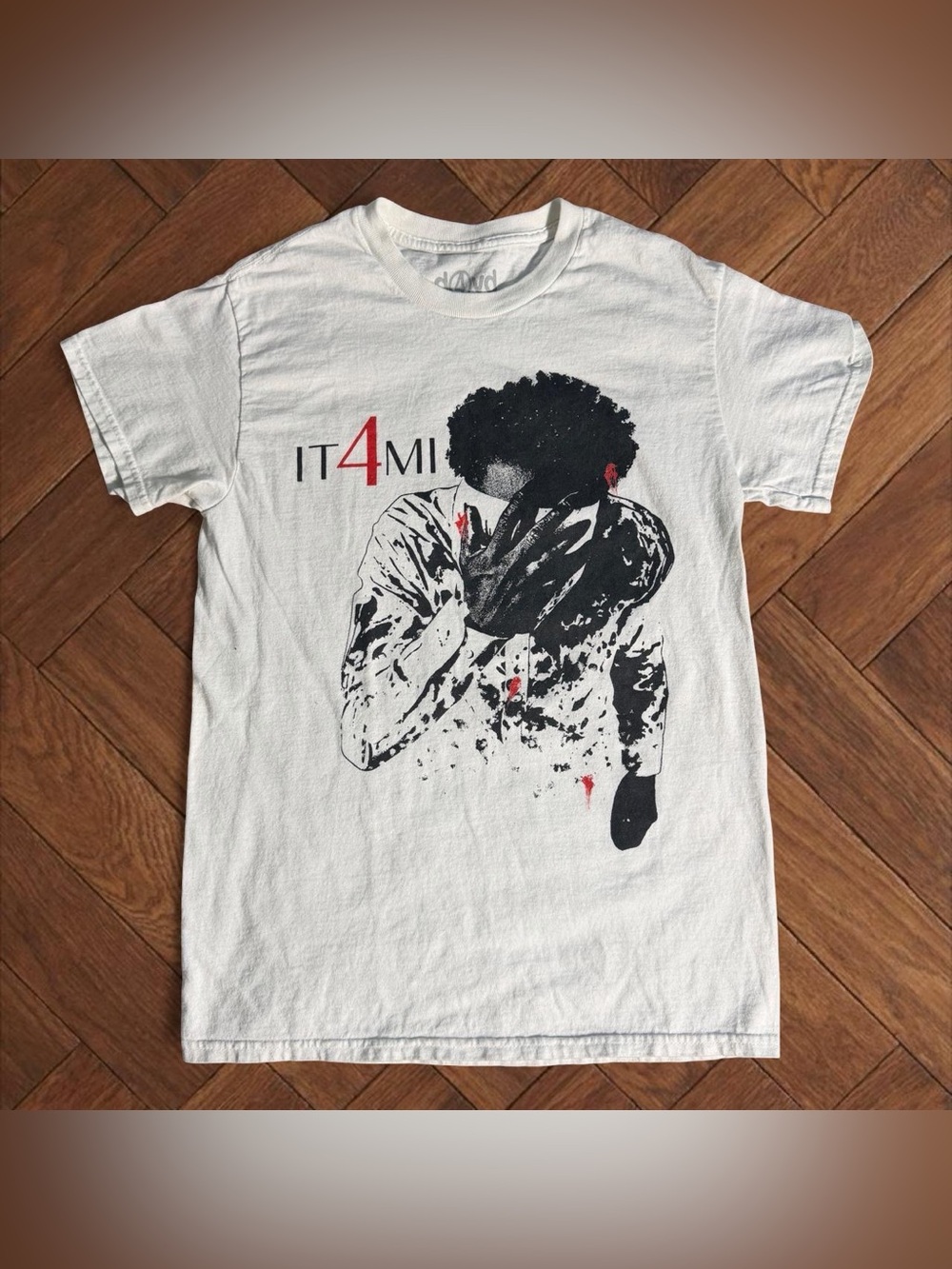 d4vd Men's Small White Withered World Tour T-Shirt 2025 North America Dates
